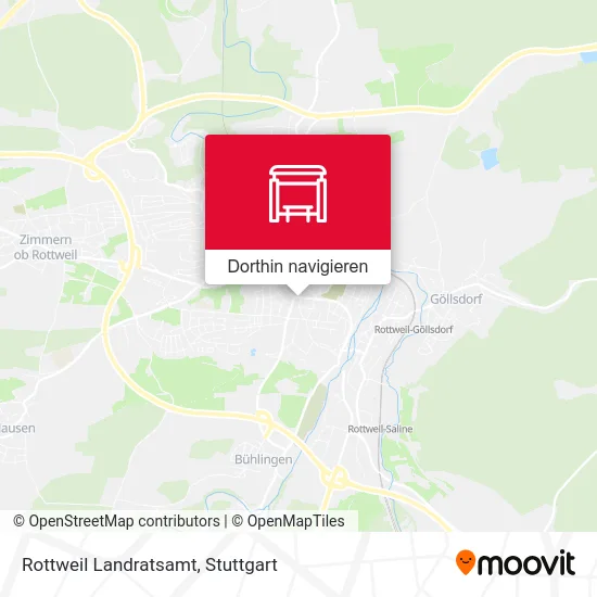 Rottweil Landratsamt Karte
