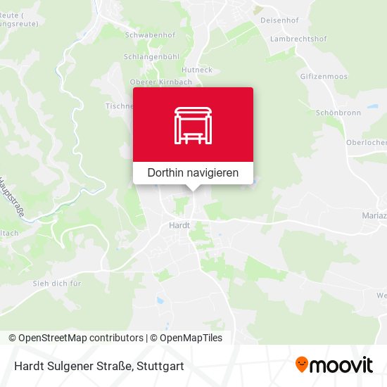 Hardt Sulgener Straße Karte