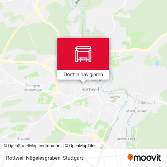 Rottweil Nägelesgraben Karte