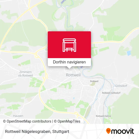 Rottweil Nägelesgraben Karte