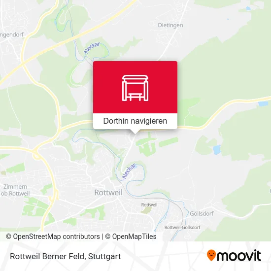 Rottweil Berner Feld Karte