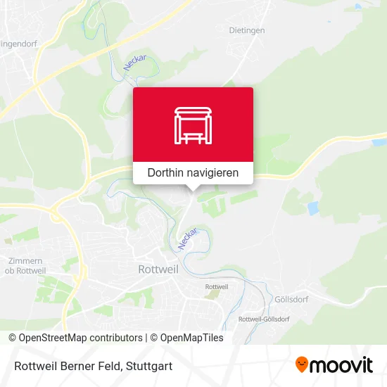 Rottweil Berner Feld Karte