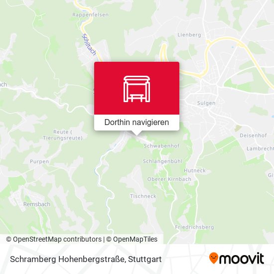 Schramberg Hohenbergstraße Karte