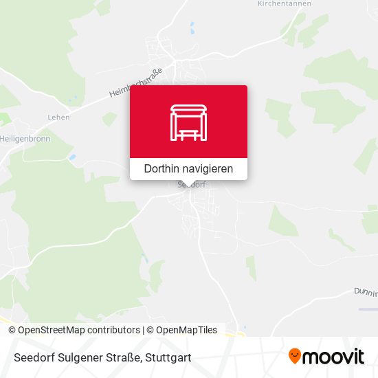 Seedorf Sulgener Straße Karte