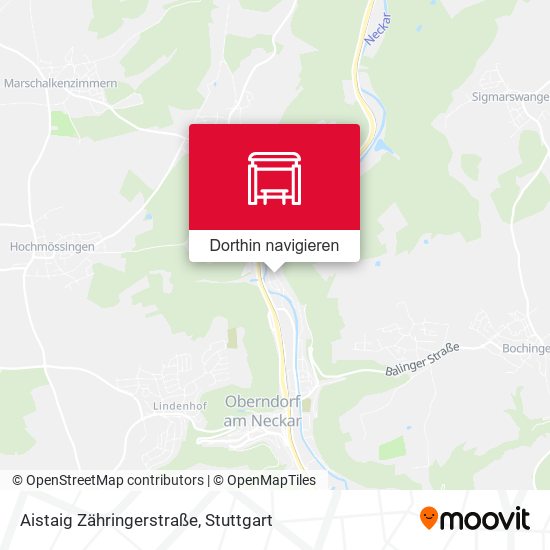 Aistaig Zähringerstraße Karte