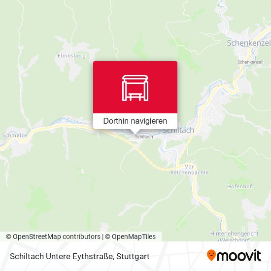 Schiltach Untere Eythstraße Karte