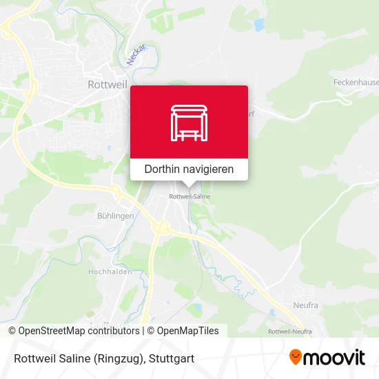 Rottweil Saline (Ringzug) Karte