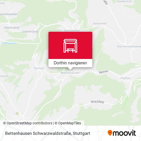 Bettenhausen Schwarzwaldstraße Karte