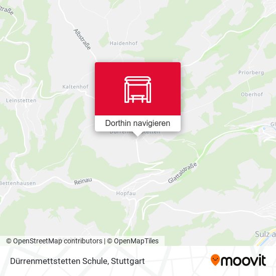 Dürrenmettstetten Schule Karte