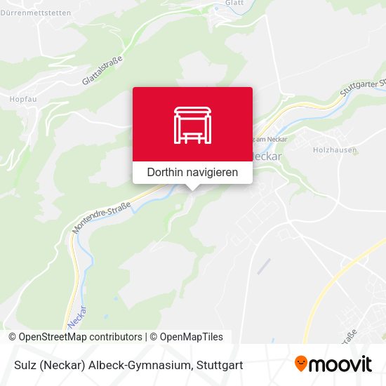 Sulz (Neckar) Albeck-Gymnasium Karte