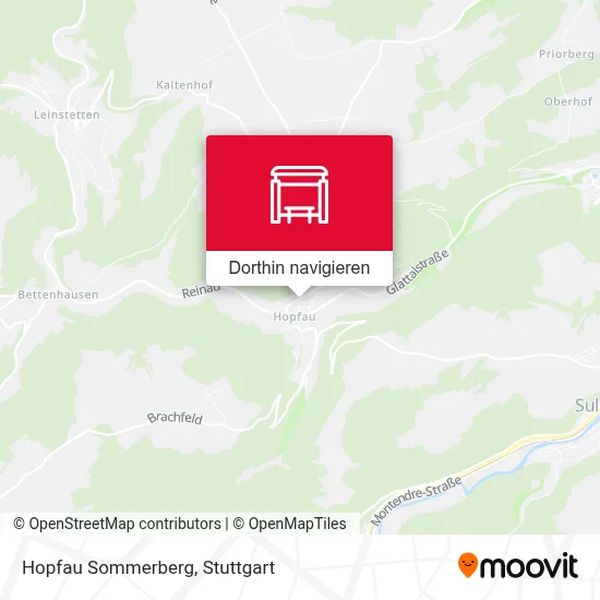 Hopfau Sommerberg Karte