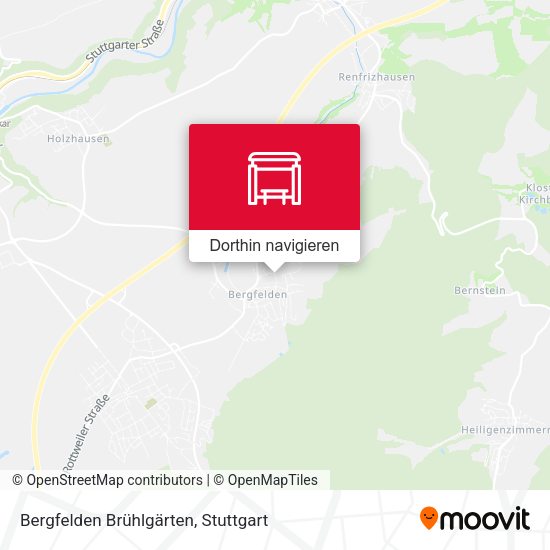 Bergfelden Brühlgärten Karte