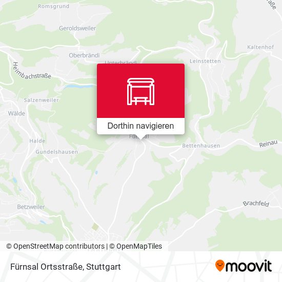 Fürnsal Ortsstraße Karte