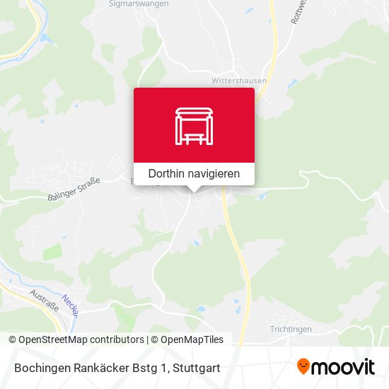 Bochingen Rankäcker Bstg 1 Karte