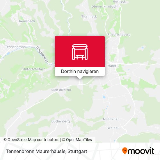 Tennenbronn Maurerhäusle Karte