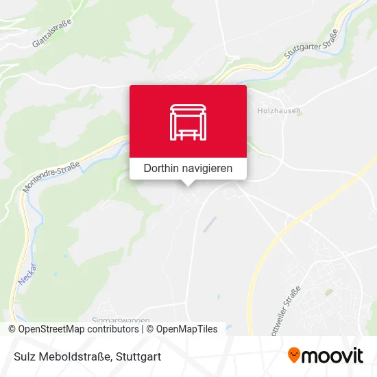 Sulz Meboldstraße Karte