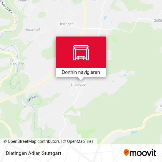 Dietingen Adler Karte