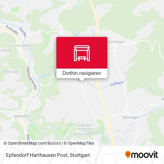 Epfendorf Harthausen Post Karte