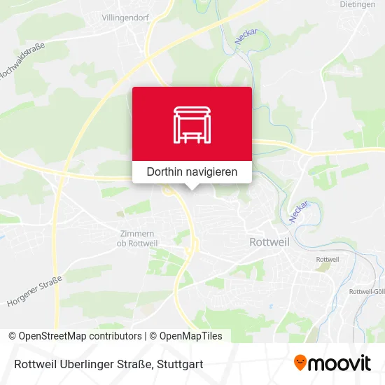 Rottweil Uberlinger Straße Karte
