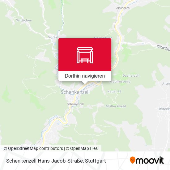 Schenkenzell Hans-Jacob-Straße Karte