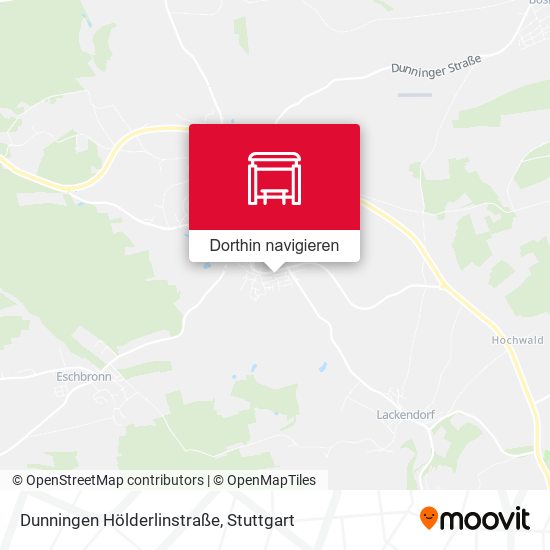 Dunningen Hölderlinstraße Karte