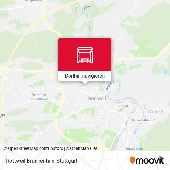 Rottweil Brunnentäle Karte