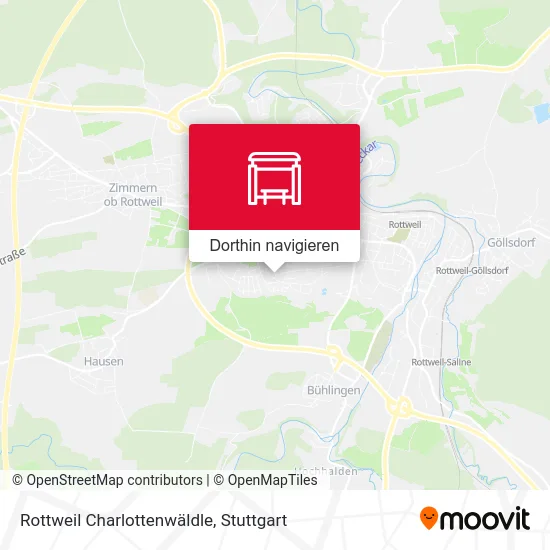 Rottweil Charlottenwäldle Karte