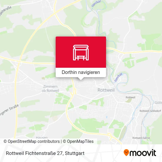 Rottweil Fichtenstraße 27 Karte
