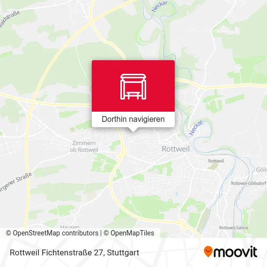 Rottweil Fichtenstraße 27 Karte