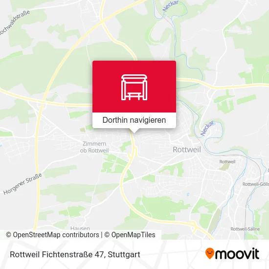 Rottweil Fichtenstraße 47 Karte