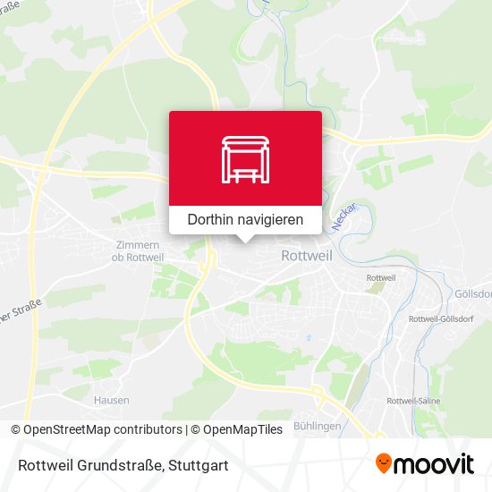 Rottweil Grundstraße Karte