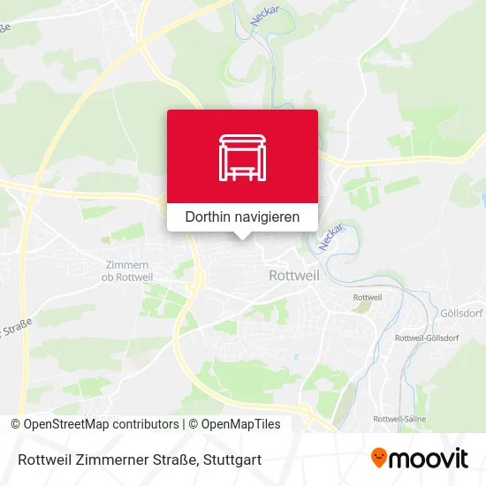 Rottweil Zimmerner Straße Karte