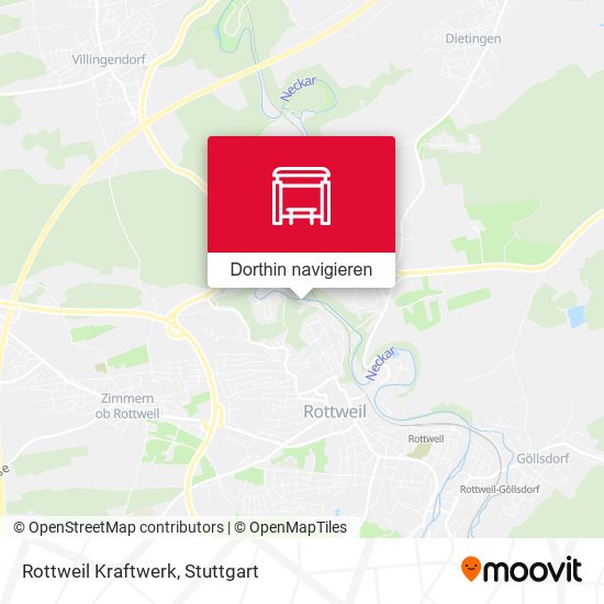 Rottweil Kraftwerk Karte