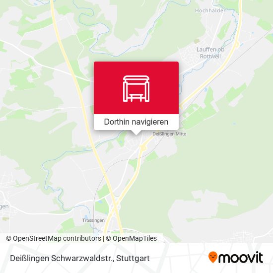 Deißlingen Schwarzwaldstr. Karte