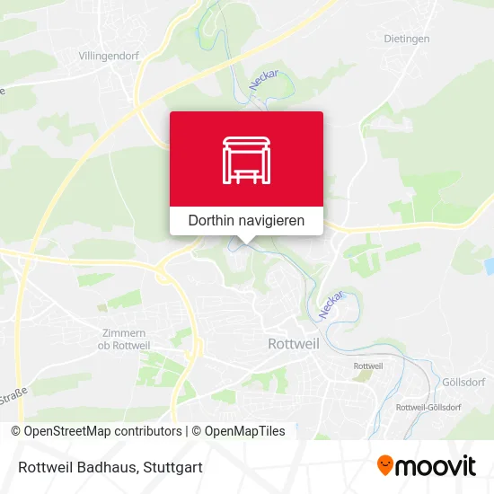 Rottweil Badhaus Karte