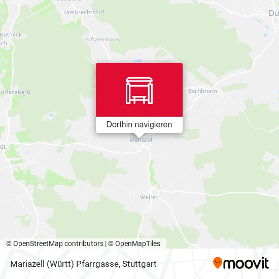 Mariazell (Württ) Pfarrgasse Karte