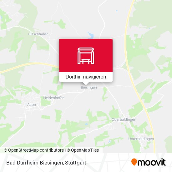 Bad Dürrheim Biesingen Karte