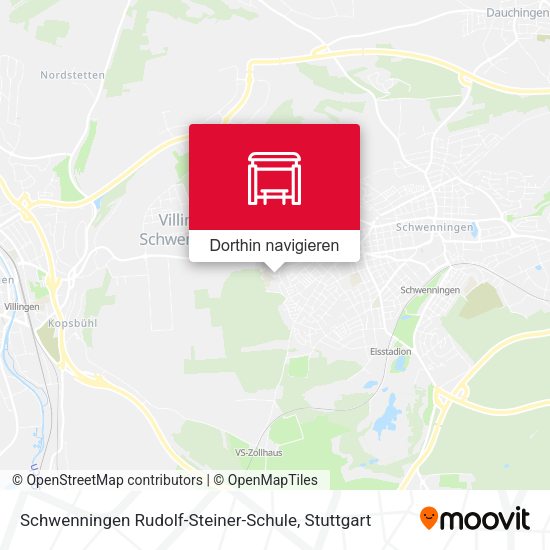 Schwenningen Rudolf-Steiner-Schule Karte