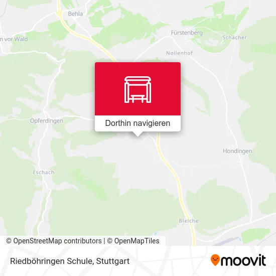 Riedböhringen Schule Karte