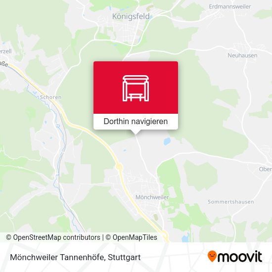Mönchweiler Tannenhöfe Karte