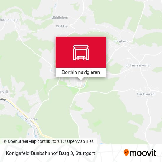 Königsfeld Busbahnhof Bstg 3 Karte