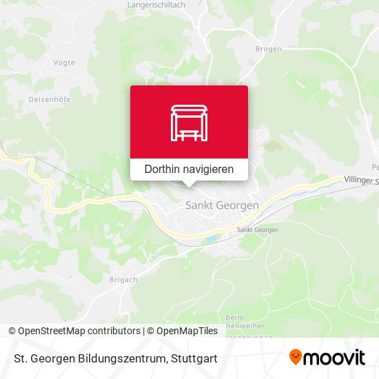 St. Georgen Bildungszentrum Karte