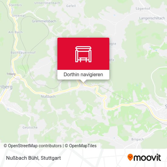 Nußbach Bühl Karte