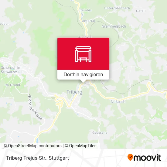 Triberg Frejus-Str. Karte