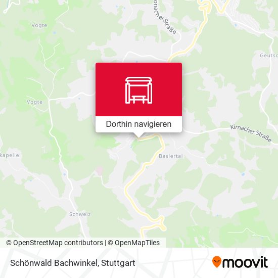 Schönwald Bachwinkel Karte