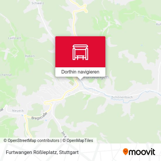 Furtwangen Rößleplatz Karte