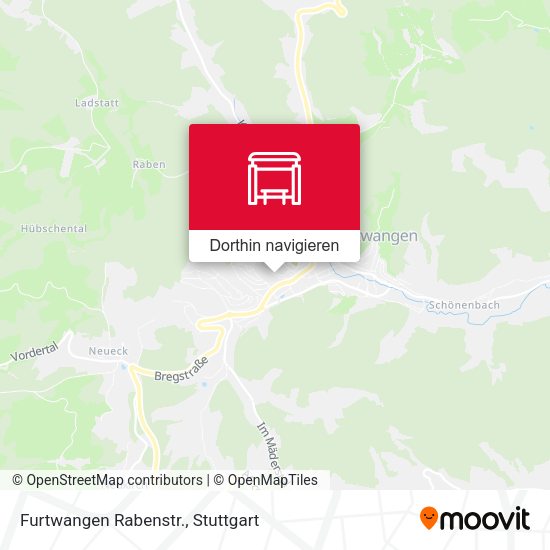 Furtwangen Rabenstr. Karte
