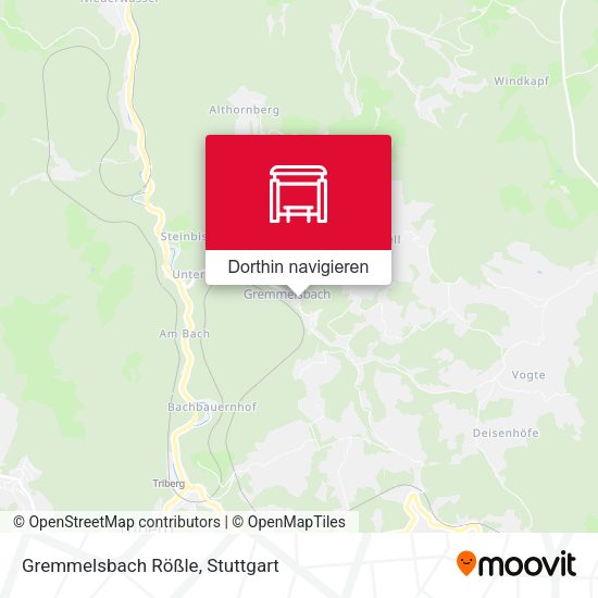 Gremmelsbach Rößle Karte
