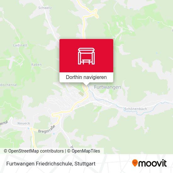 Furtwangen Friedrichschule Karte