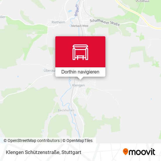 Klengen Schützenstraße Karte